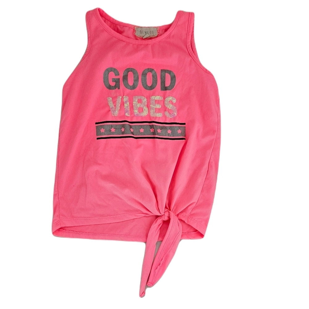 Watermelon Pink Good Vibes Tank 8